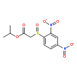 Acetic acid, [(2,4-dinitrophenyl)sulfinyl]-, 1-methylethyl ester