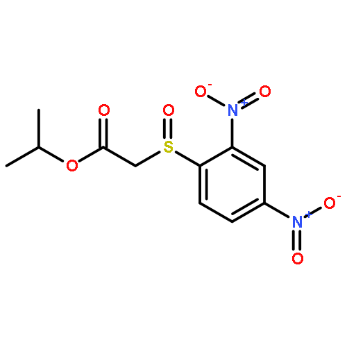 Acetic acid, [(2,4-dinitrophenyl)sulfinyl]-, 1-methylethyl ester