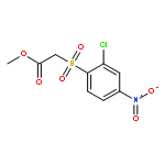 Acetic acid, [(2-chloro-4-nitrophenyl)sulfonyl]-, methyl ester