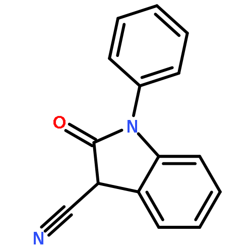 1H-Indole-3-carbonitrile, 2,3-dihydro-2-oxo-1-phenyl-