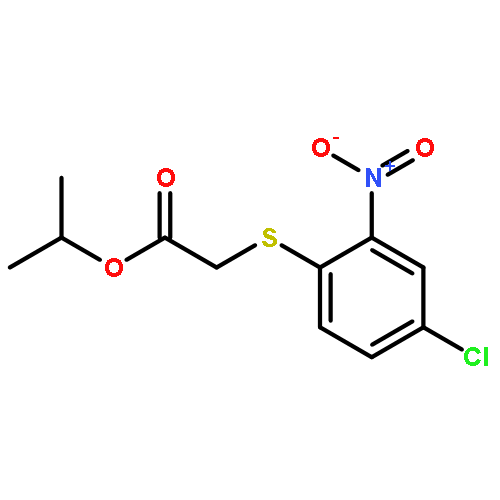 Acetic acid, [(4-chloro-2-nitrophenyl)thio]-, 1-methylethyl ester