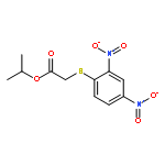 Acetic acid, [(2,4-dinitrophenyl)thio]-, 1-methylethyl ester