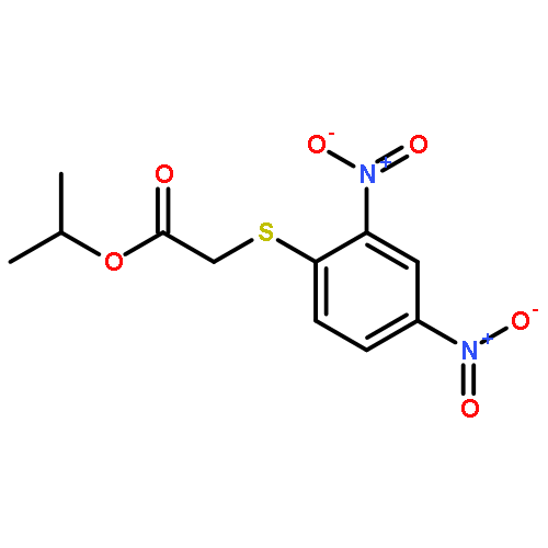 Acetic acid, [(2,4-dinitrophenyl)thio]-, 1-methylethyl ester