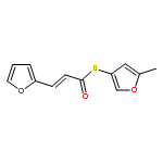 2-Propenethioic acid, 3-(2-furanyl)-, S-(5-methyl-3-furanyl) ester