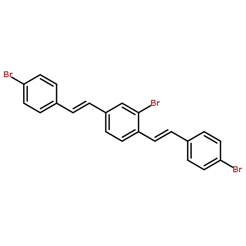 Benzene, 2-bromo-1,4-bis[2-(4-bromophenyl)ethenyl]-