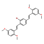 Benzene, 2-bromo-1,4-bis[2-(2,5-dimethoxyphenyl)ethenyl]-