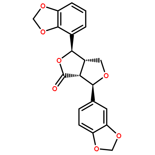 1H,3H-Furo[3,4-c]furan-1-one,3,6-bis(1,3-benzodioxol-5-yl)tetrahydro-, (3R,3aS,6R,6aR)-