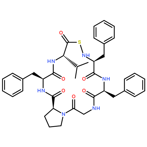 Cyclo(glycyl-L-prolyl-L-phenylalanyl-L-valylthio-L-phenylalanyl-L-phenylalan
yl)