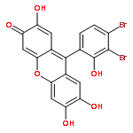 3H-Xanthen-3-one, 9-(dibromohydroxyphenyl)-2,6,7-trihydroxy-