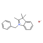 1-benzyl-2,3,3-trimethyl-3H-indol-1-ium bromide