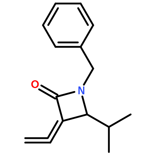 2-Azetidinone, 3-ethenylidene-4-(1-methylethyl)-1-(phenylmethyl)-