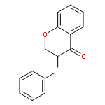 4H-1-Benzopyran-4-one, 2,3-dihydro-3-(phenylthio)-