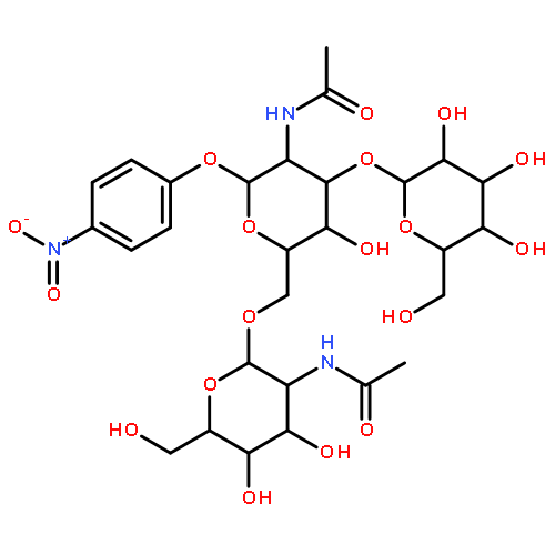 4-Nitrophenyl 2-Acetamido-6-O-(2-acetamido-2-deoxy-β-D-glucopyranosyl) -3-O-(β-D-galactopyranosyl)-2-deoxy-α-D-galactopyranoside