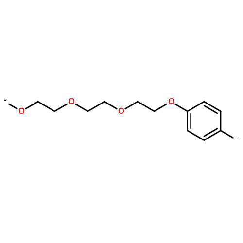 Poly(oxy-1,2-ethanediyloxy-1,2-ethanediyloxy-1,2-ethanediyloxy-1,4-ph
enylene)