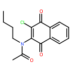 Acetamide, N-butyl-N-(3-chloro-1,4-dihydro-1,4-dioxo-2-naphthalenyl)-