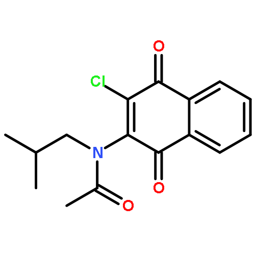 Acetamide,N-(3-chloro-1,4-dihydro-1,4-dioxo-2-naphthalenyl)-N-(2-methylpropyl)-