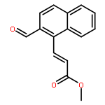 2-Propenoic acid, 3-(2-formyl-1-naphthalenyl)-, methyl ester, (E)-