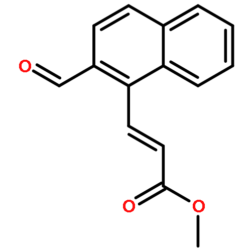 2-Propenoic acid, 3-(2-formyl-1-naphthalenyl)-, methyl ester, (E)-