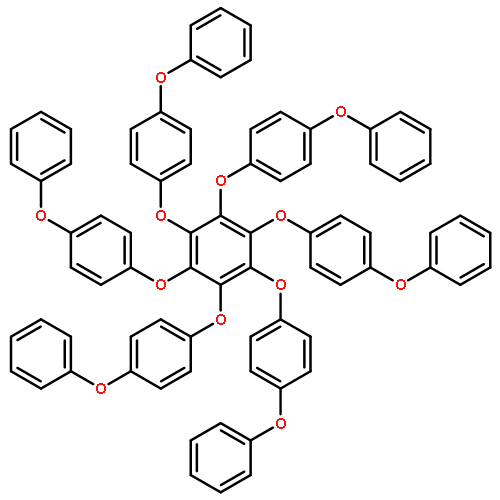 Benzene, hexakis(4-phenoxyphenoxy)-