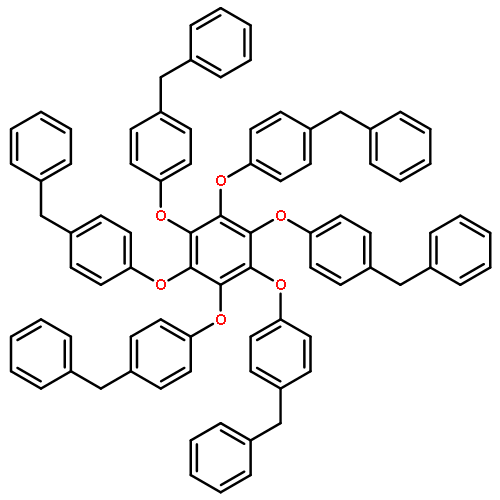 Benzene, hexakis[4-(phenylmethyl)phenoxy]-