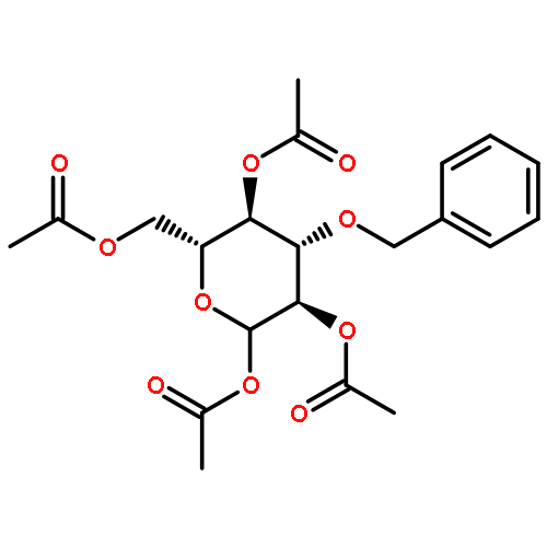 D-Glucopyranose,3-O-(phenylmethyl)-, tetraacetate (9CI)