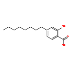 Benzoic acid, 2-hydroxy-4-octyl-