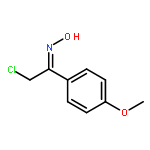 Ethanone, 2-chloro-1-(4-methoxyphenyl)-, oxime