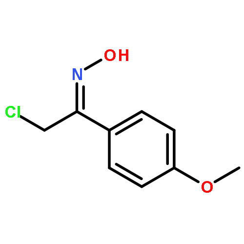 Ethanone, 2-chloro-1-(4-methoxyphenyl)-, oxime