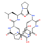 Cyclo(glycyl-L-seryl-L-prolyl-L-leucyl-L-leucyl-L-prolyl-L-tyrosyl)