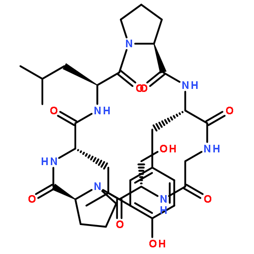 Cyclo(glycyl-L-seryl-L-prolyl-L-leucyl-L-leucyl-L-prolyl-L-tyrosyl)