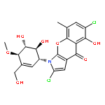 [1]Benzopyrano[2,3-b]pyrrol-4(1H)-one,2,6-dichloro-1-[(1R,4R,5R,6S)-5,6-dihydroxy-3-(hydroxymethyl)-4-methoxy-2-cyclohexen-1-yl]-5-hydroxy-8-methyl-