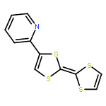 Pyridine, 2-[2-(1,3-dithiol-2-ylidene)-1,3-dithiol-4-yl]-