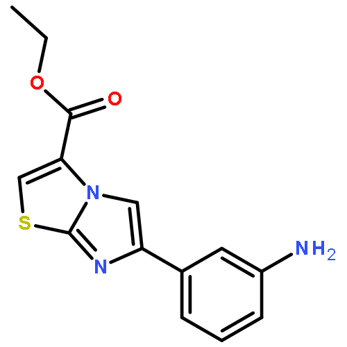 ETHYL 6-(3-AMINOPHENYL)IMIDAZO[2,1-B][1,3]THIAZOLE-3-CARBOXYLATE