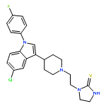 2-Imidazolidinethione,1-[2-[4-[5-chloro-1-(4-fluorophenyl)-1H-indol-3-yl]-1-piperidinyl]ethyl]-