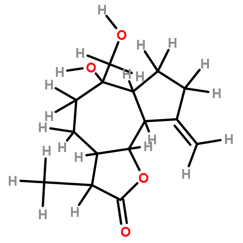 (6alpha, 10beta, 11betaH)-10, 14-Dihydroxy-4(15)-guaien-12, 6-olide