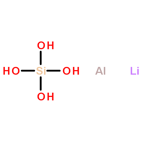 Eucryptite (AlLi(SiO<sub>4</sub>))