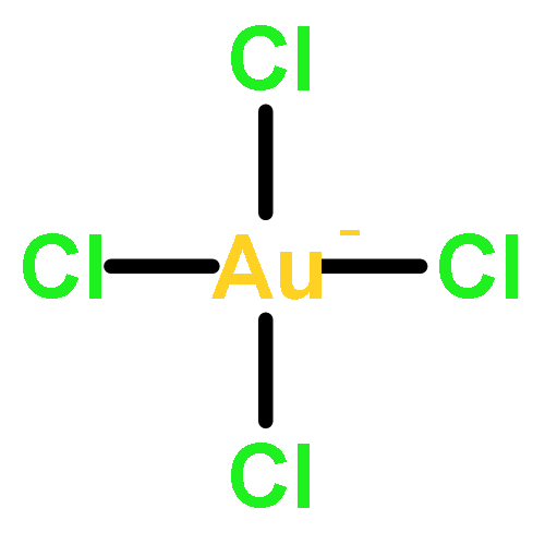 Aurate(1-),tetrachloro-, hydrogen, tetrahydrate, (SP-4-1)- (9CI)