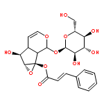 b-D-Glucopyranoside,(1aS,1bS,2S,5aR,6S,6aS)-1a,1b,2,5a,6,6a-hexahydro-6-hydroxy-1a-[[[(2E)-1-oxo-3-phenyl-2-propen-1-yl]oxy]methyl]oxireno[4,5]cyclopenta[1,2-c]pyran-2-yl