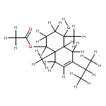 Oplodiolmonoacetat; alpha(r)-1c-Hydroxy-4c-acetoxy-1t,4ar-dimethyl-7-isopropyl-6,7-dehydro-trans-decalin