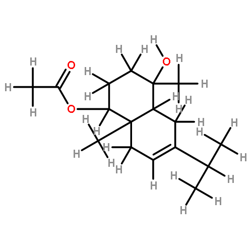 Oplodiolmonoacetat; alpha(r)-1c-Hydroxy-4c-acetoxy-1t,4ar-dimethyl-7-isopropyl-6,7-dehydro-trans-decalin