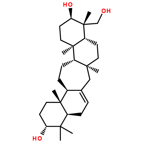 1H-Cyclohepta[1,2-a:5,4-a']dinaphthalene-3,11-diol,2,3,4,4a,5,6,6a,7,9,9a,10,11,12,13,13a,13b,14,15,15a,15b-eicosahydro-4-(hydroxymethyl)-4,6a,10,10,13a,15b-hexamethyl-,(3R,4S,4aR,6aS,9aR,11R,13aR,13bS,15aS,15bR)-