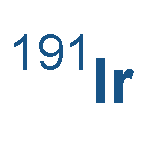 Iridium, isotope ofmass 191