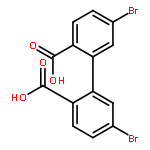 [1,1'-Biphenyl]-2,2'-dicarboxylicacid, 5,5'-dibromo-