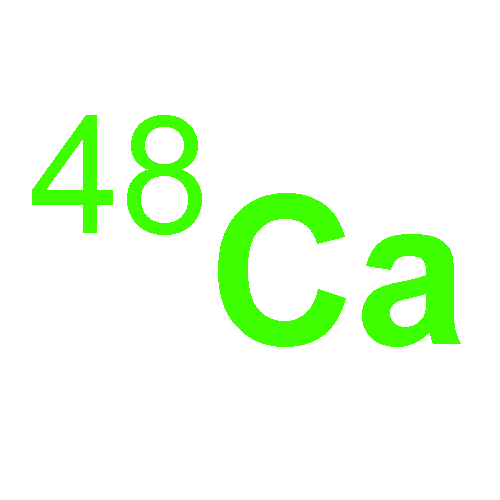 Calcium, isotope ofmass 48