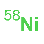 Nickel, isotope of mass58