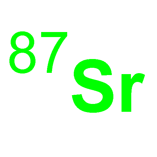 Strontium, isotope ofmass 87