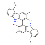 5,5'-dimethoxy-3,3'-dimethyl[1,1'-bi-9H-carbazole]-2,2'-diol