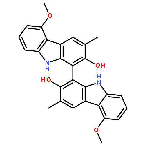 5,5'-dimethoxy-3,3'-dimethyl[1,1'-bi-9H-carbazole]-2,2'-diol