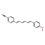 Benzonitrile, 4-[6-(4-methoxyphenyl)-1,3,5-hexatrienyl]-