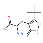 4-Isoxazolepropanoicacid, a-amino-5-(1,1-dimethylethyl)-2,3-dihydro-3-oxo-